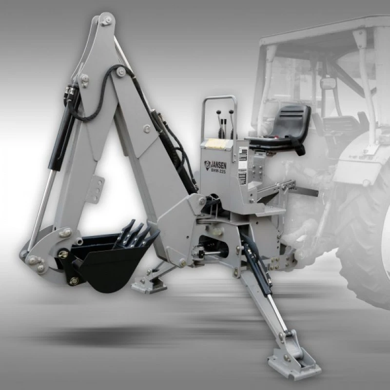 Jansen BHM-225 Graafmachine Incl.400mm Graafbak 1 Jansen BHM-225 Graafmachine Incl.400mm Graafbak