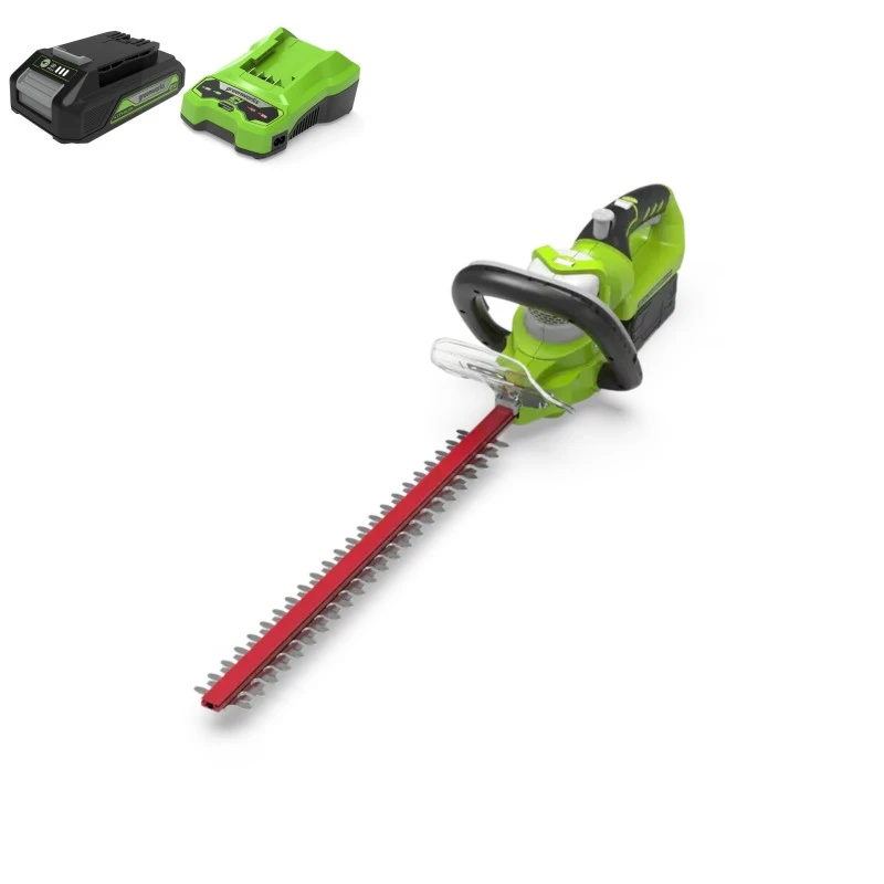 Greenworks Accu Heggenschaar 24V Incl. Accu 2.0aH + Lader 1 Greenworks Accu Heggenschaar 24V Incl. Accu 2.0aH + Lader
