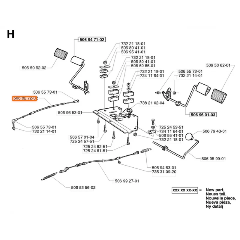 Husqvarna Remkabel Rider 11 13 15 BIO 506 99 27-01 1 Husqvarna Remkabel Rider 11 13 15 BIO 506 99 27-01