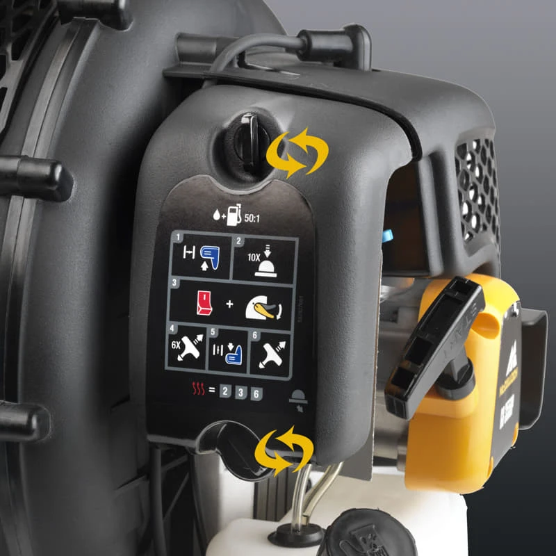 McCulloch Bladblazer GB 355BP Ruggedragen 4 McCulloch Bladblazer GB 355BP Ruggedragen - Afbeelding 4